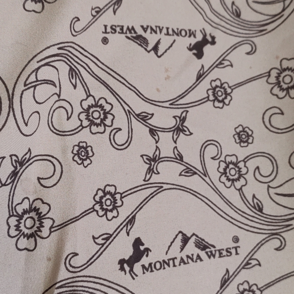 Montana West Burlap Tan Tote Bag with Tribal Design - Picture 14 of 16